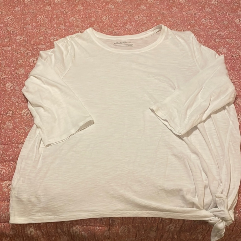 Eddie Bauer white t-shirt 2x